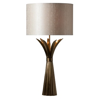 Duża lampa stołowa Claire mosiądz (podstawa lampy)